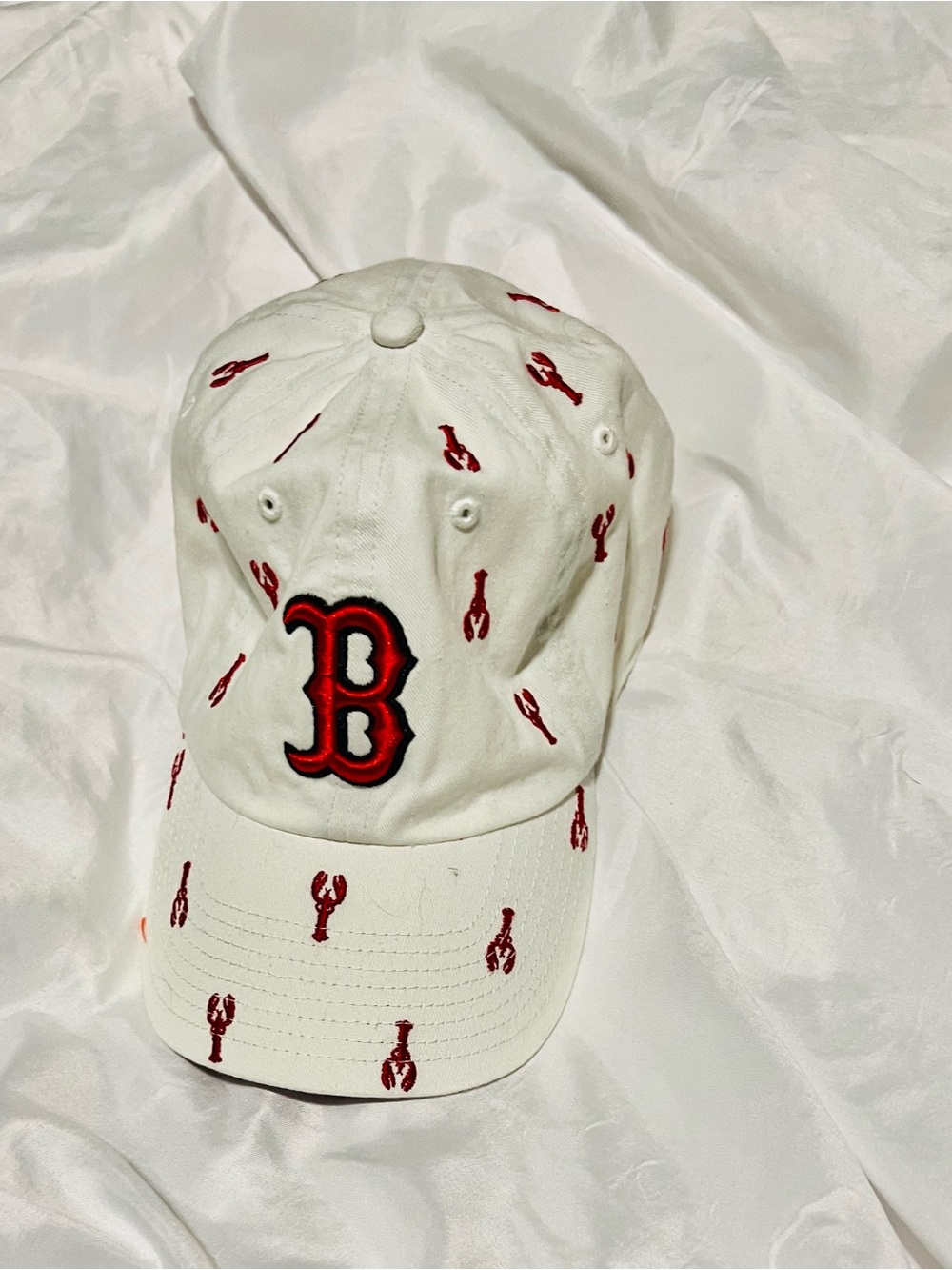 *Limited  Edition’ Boston Red Sox Special  "Lobsters” Custom White MLB Hat